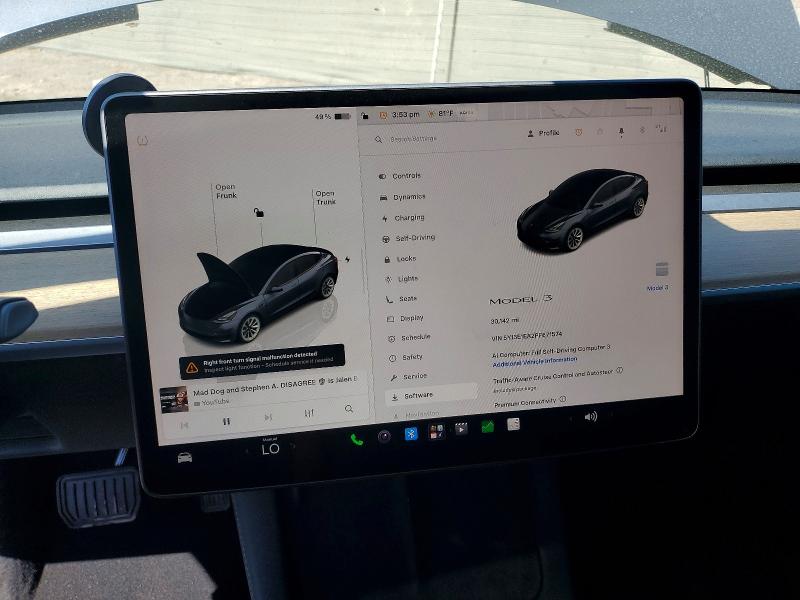 Продажа на аукционе авто 2023 Tesla Model 3, vin: 5YJ3E1EA2PF671574, номер лота: 57085526