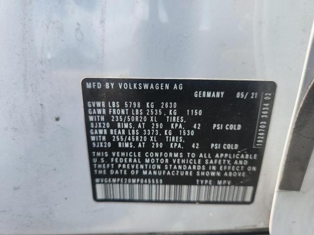 Aukcja sprzedaży 2021 Volkswagen Id.4, vin: WVGKMPE20MP045559, numer aukcji: 56833586