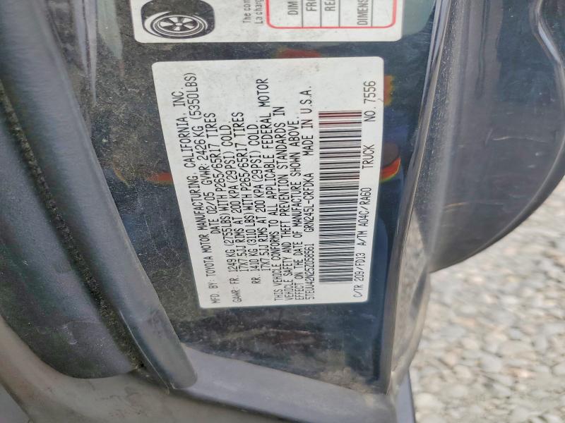 Aukcja sprzedaży 2005 Toyota Tacoma, vin: 5TEUU42N25Z058561, numer aukcji: 59543326