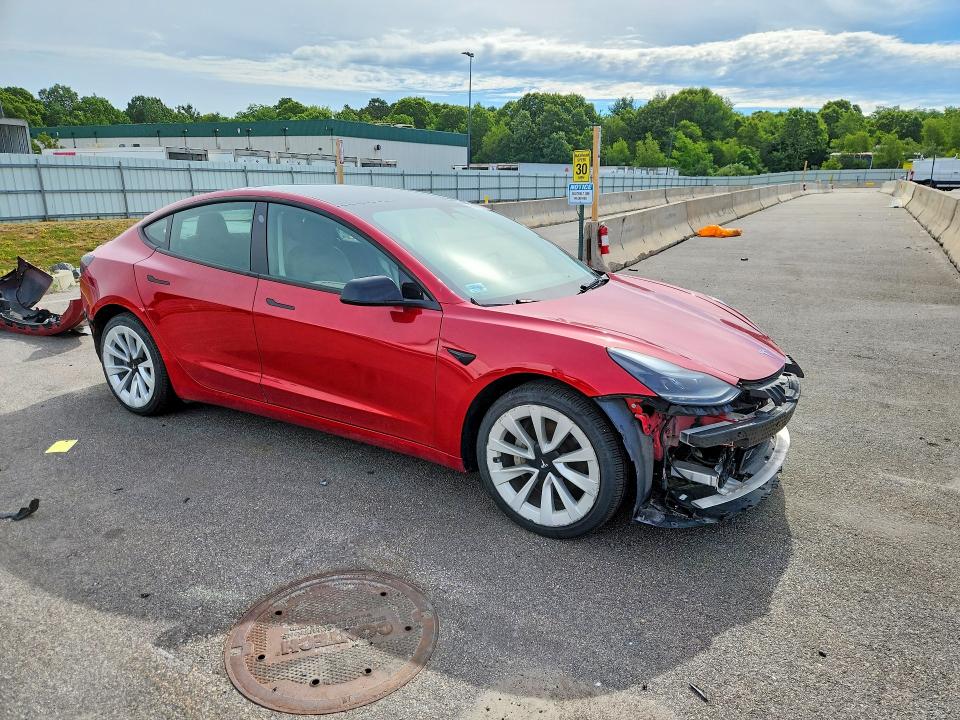 2022 Tesla Model 3 მანქანა იყიდება აუქციონზე, vin: 5YJ3E1EA6NF291151, აუქციონის ნომერი: 56150406