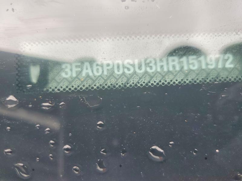 Продажа на аукционе авто 2017 Ford Fusion, vin: 3FA6P0SU3HR151972, номер лота: 57174016