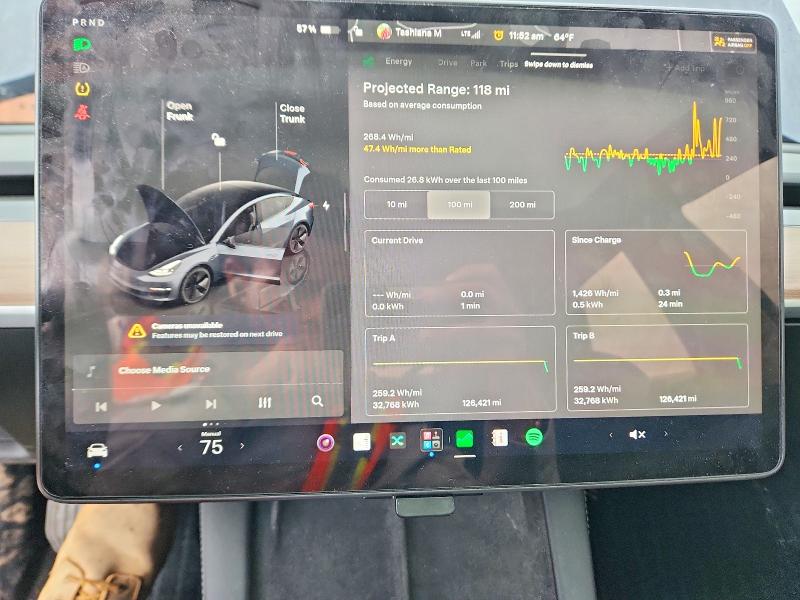 57051306 :رقم المزاد ، 5YJ3E1EA1PF667581 vin ، 2023 Tesla Model 3 مزاد بيع