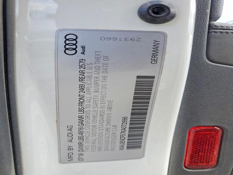 2019 Audi A5 მანქანა იყიდება აუქციონზე, vin: WAUENCF57KA072996, აუქციონის ნომერი: 57493316