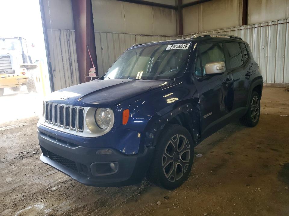 2016 Jeep Renegade მანქანა იყიდება აუქციონზე, vin: ZACCJBDT3GPC70449, აუქციონის ნომერი: 59269016