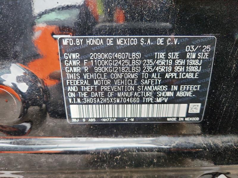 Продаж на аукціоні авто 2025 Acura Adx, vin: 3HDSA2H5XSM704660, номер лоту: 58559356