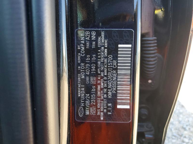 58564516 :رقم المزاد ، KMHLN4DJ6RU115700 vin ، 2024 Hyundai Elantra مزاد بيع