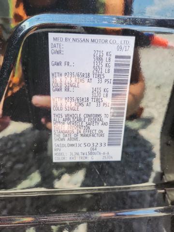 Aukcja sprzedaży 2018 Infiniti Qx60, vin: 5N1DL0MM3JC503233, numer aukcji: 56095166
