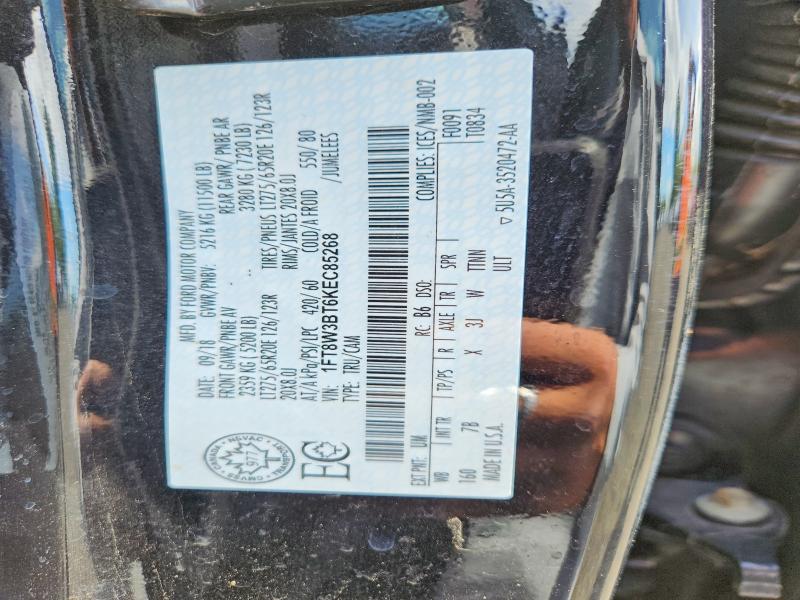 Продаж на аукціоні авто 2019 Ford F350, vin: 1FT8W3BT6KEC85268, номер лоту: 56223076