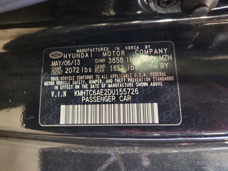 Продаж на аукціоні авто 2013 Hyundai Veloster, vin: KMHTC6AE2DU155726, номер лоту: 58019956