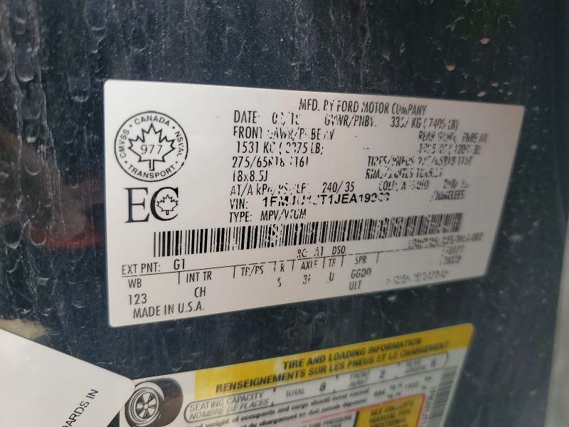 Продажа на аукционе авто 2018 Ford Expedition, vin: 1FMJU1JT1JEA19969, номер лота: 58690416