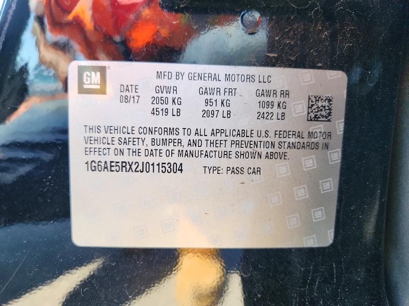 55606106 :رقم المزاد ، 1G6AE5RX2J0115304 vin ، 2018 Cadillac Ats مزاد بيع