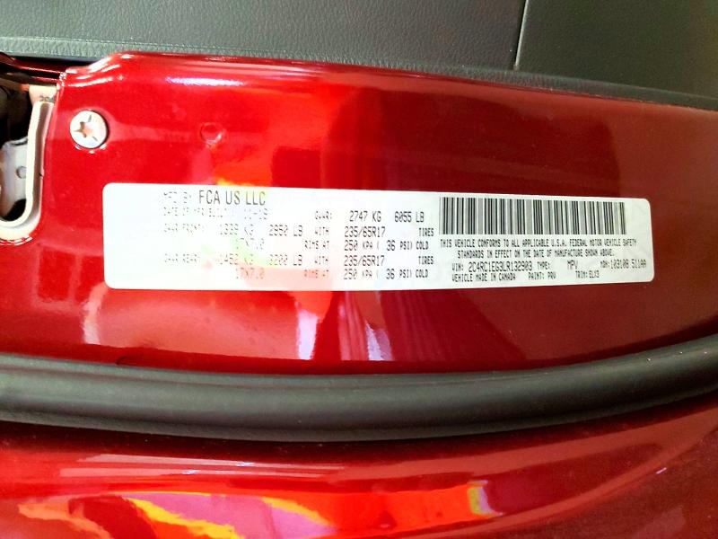 58467526 :رقم المزاد ، 2C4RC1EG3LR132903 vin ، 2020 Chrysler Pacifica مزاد بيع