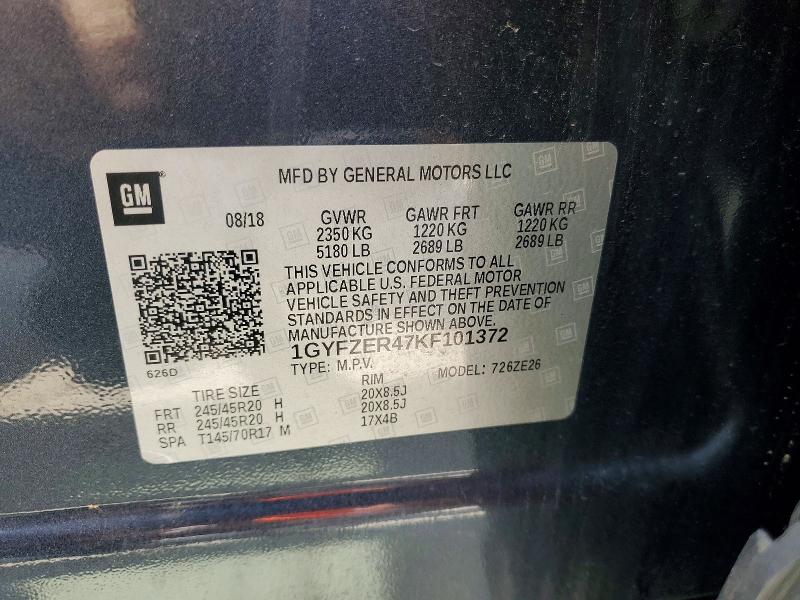Aukcja sprzedaży 2019 Cadillac Xt4, vin: 1GYFZER47KF101372, numer aukcji: 55386126
