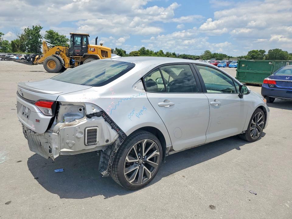 56144686 :رقم المزاد ، JTDS4RCE2LJ002629 vin ، 2020 Toyota Corolla مزاد بيع
