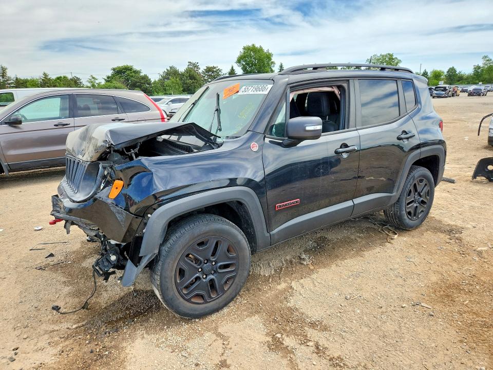 2018 Jeep Renegade მანქანა იყიდება აუქციონზე, vin: ZACCJBCB9JPH98383, აუქციონის ნომერი: 55719686