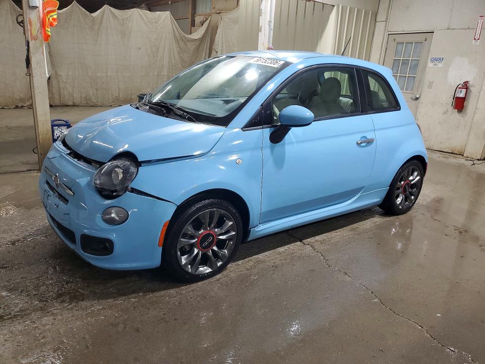 56152306 :رقم المزاد ، 3C3CFFKRXHT535723 vin ، 2017 Fiat 500 مزاد بيع