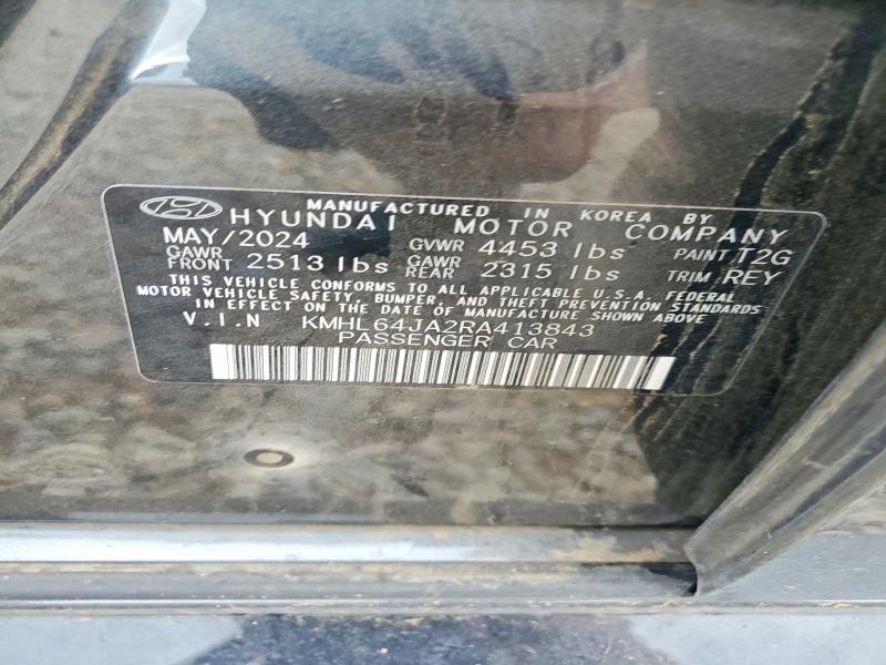 Продаж на аукціоні авто 2024 Hyundai Sonata, vin: KMHL64JA2RA413843, номер лоту: 55777166