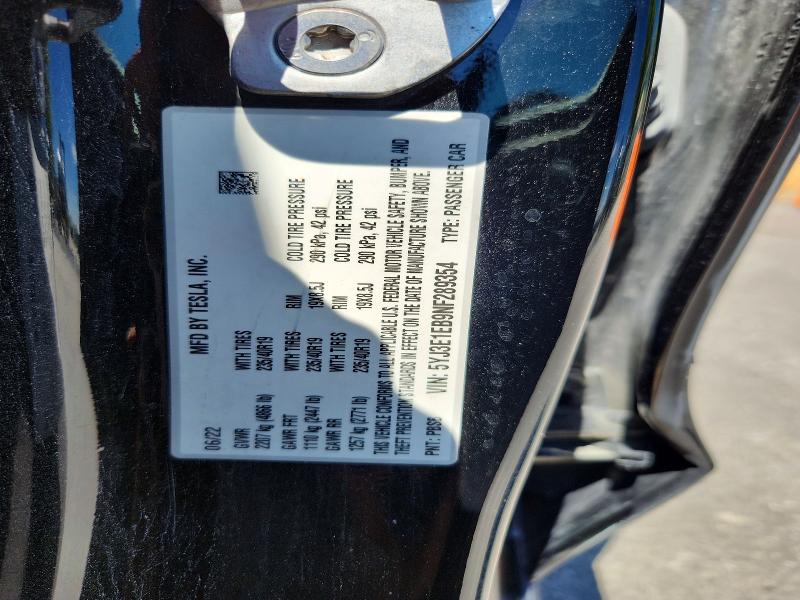 Продаж на аукціоні авто 2022 Tesla Model 3, vin: 5YJ3E1EB9NF289354, номер лоту: 58725386