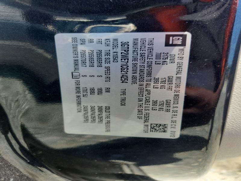 2012 Gmc Sierra მანქანა იყიდება აუქციონზე, vin: 3GTP2WE71CG214254, აუქციონის ნომერი: 58559956