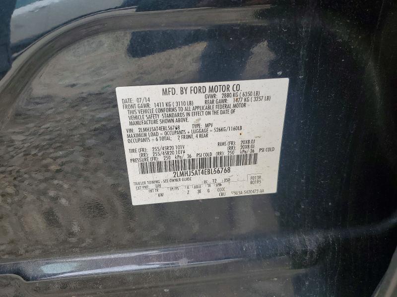 Aukcja sprzedaży 2014 Lincoln Mkt, vin: 2LMHJ5AT4EBL56768, numer aukcji: 56442096