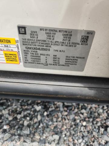 2014 Chevrolet Traverse მანქანა იყიდება აუქციონზე, vin: 1GNKVJKD4EJ356010, აუქციონის ნომერი: 56810216