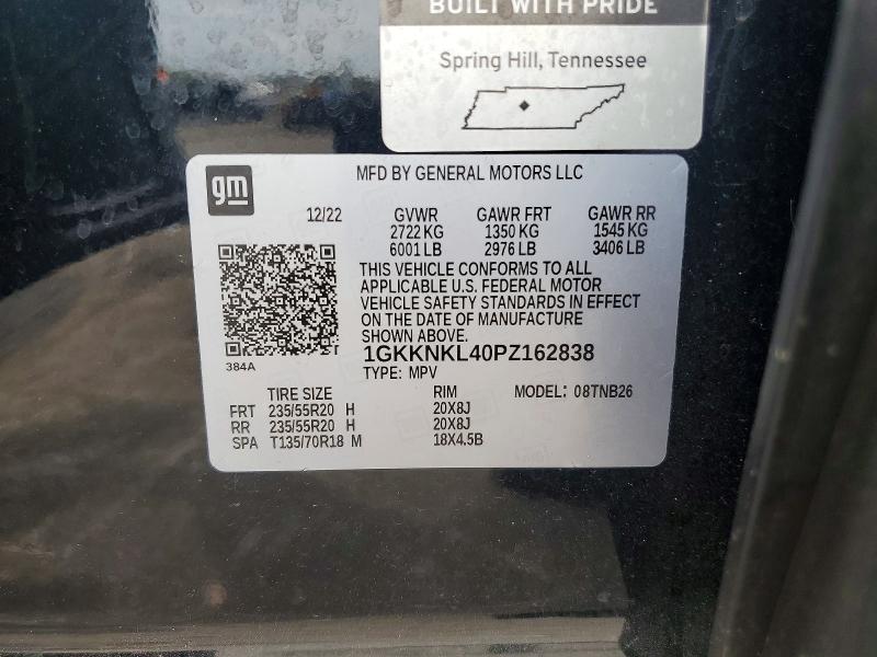 Продажа на аукционе авто 2023 Gmc Acadia, vin: 1GKKNKL40PZ162838, номер лота: 56973626