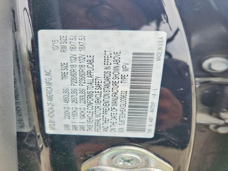 Продажа на аукционе авто 2016 Acura Rdx, vin: 5J8TB3H5XGL009632, номер лота: 57644006