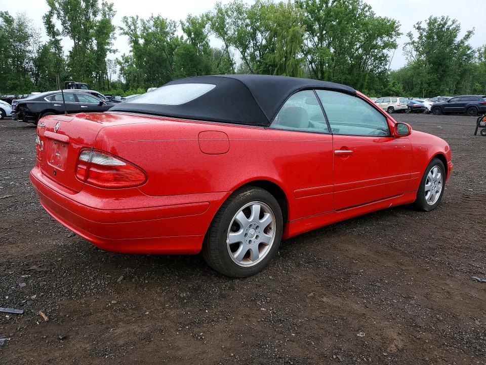 2001 Mercedes-benz Clk მანქანა იყიდება აუქციონზე, vin: WDBLK65G61T074893, აუქციონის ნომერი: 57543916