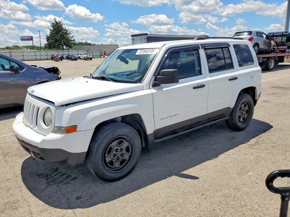 Продаж на аукціоні авто 2012 Jeep Patriot, vin: 1C4NJRBB4CD630123, номер лоту: 57843196
