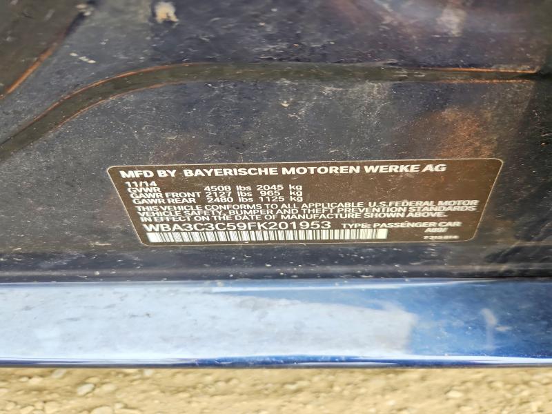 Продажа на аукционе авто 2015 Bmw 320, vin: WBA3C3C59FK201953, номер лота: 58938756