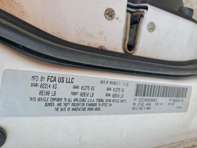 2019 Chrysler 300 მანქანა იყიდება აუქციონზე, vin: 2C3CCAAG9KH690629, აუქციონის ნომერი: 58360556