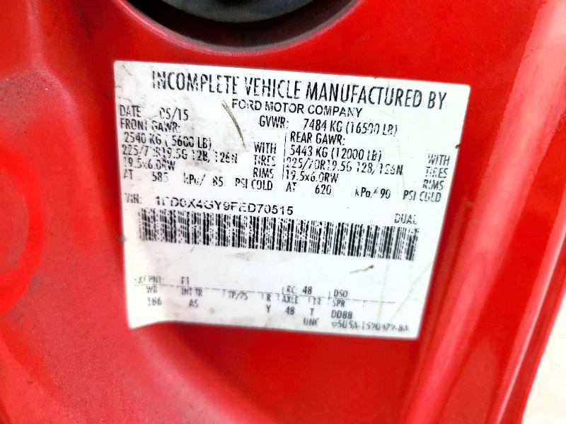 Aukcja sprzedaży 2015 Ford F450, vin: 1FD0X4GY9FED70515, numer aukcji: 57157226