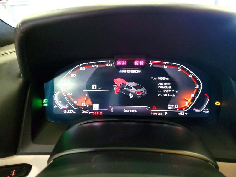 Продажа на аукционе авто 2020 Bmw M850xi, vin: WBAGV8C09LCE51327, номер лота: 58963076
