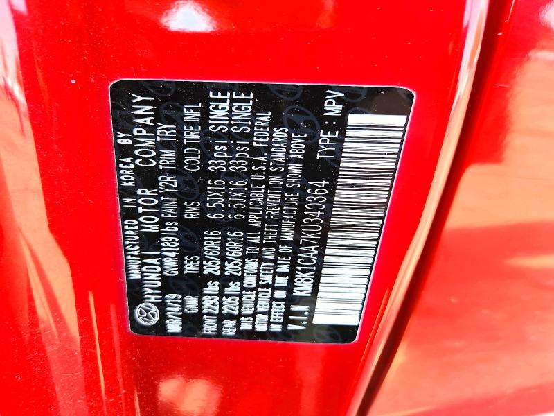 Aukcja sprzedaży 2019 Hyundai Kona, vin: KM8K1CAA7KU340364, numer aukcji: 58734426