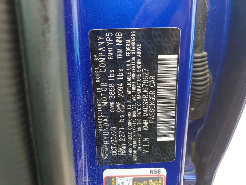 Продаж на аукціоні авто 2024 Hyundai Elantra, vin: KMHLM4DGXRU678627, номер лоту: 58127186