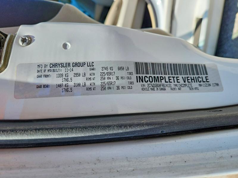 Aukcja sprzedaży 2015 Dodge Grand Caravan, vin: 2C7WDGBG0FR614131, numer aukcji: 55887736