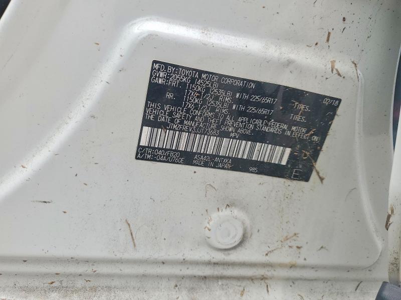 2018 Toyota Rav4 მანქანა იყიდება აუქციონზე, vin: JTMZFREV3JJ173683, აუქციონის ნომერი: 55437716