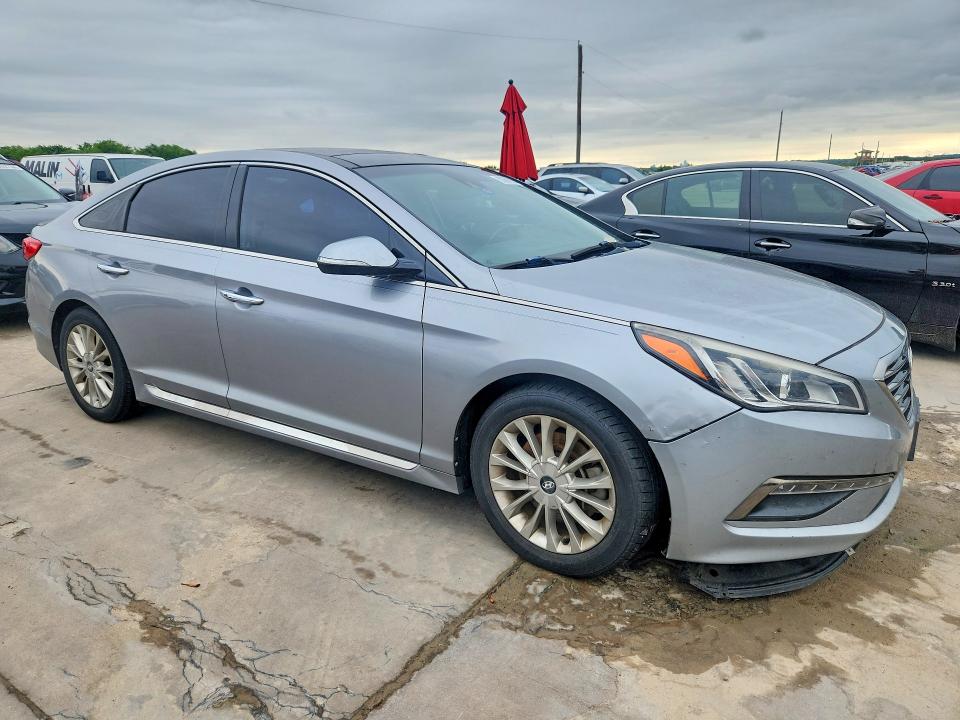 57367596 :رقم المزاد ، 5NPE34AF4FH076162 vin ، 2015 Hyundai Sonata مزاد بيع