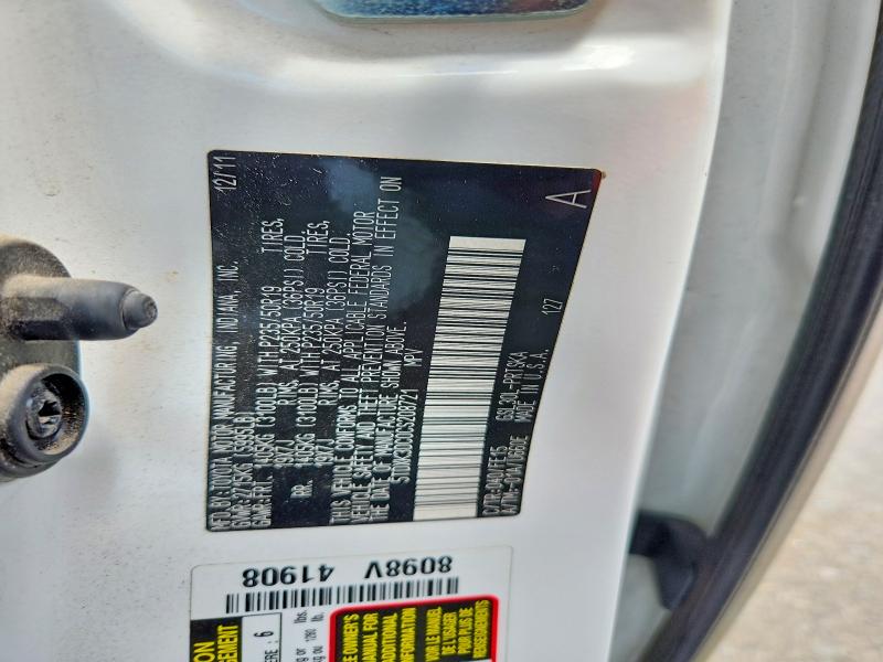 2012 Toyota Sienna მანქანა იყიდება აუქციონზე, vin: 5TDXK3DC0CS208721, აუქციონის ნომერი: 59111606