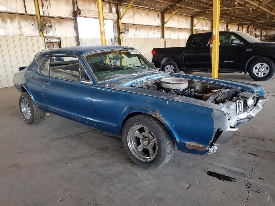 58251966 :رقم المزاد ، 7F91A548013 vin ، 1967 Mercury Cougar مزاد بيع