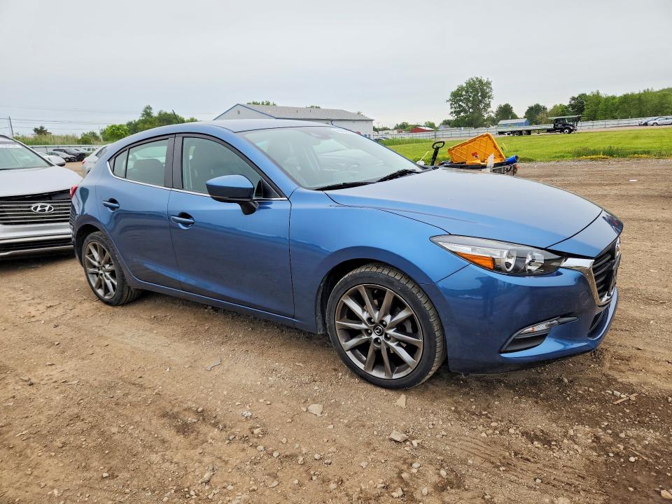 2018 Mazda 3 მანქანა იყიდება აუქციონზე, vin: 3MZBN1L35JM254840, აუქციონის ნომერი: 56855026