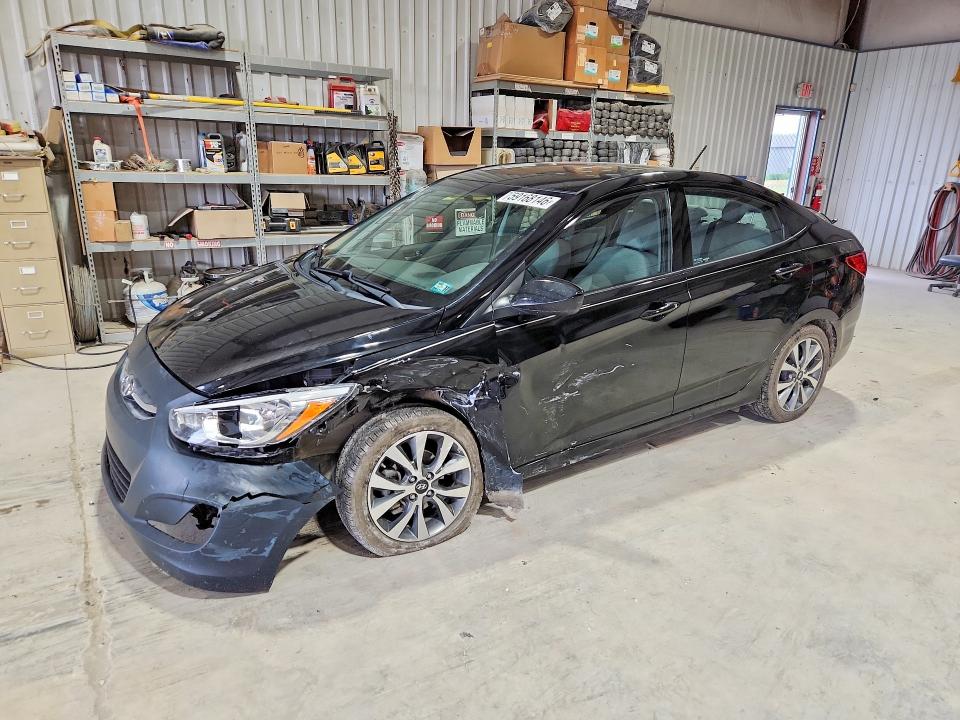 2017 Hyundai Accent მანქანა იყიდება აუქციონზე, vin: KMHCT4AE1HU333586, აუქციონის ნომერი: 59168146
