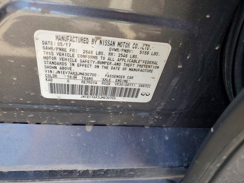 Продаж на аукціоні авто 2018 Infiniti Q50, vin: JN1EV7AR3JM430700, номер лоту: 55314436