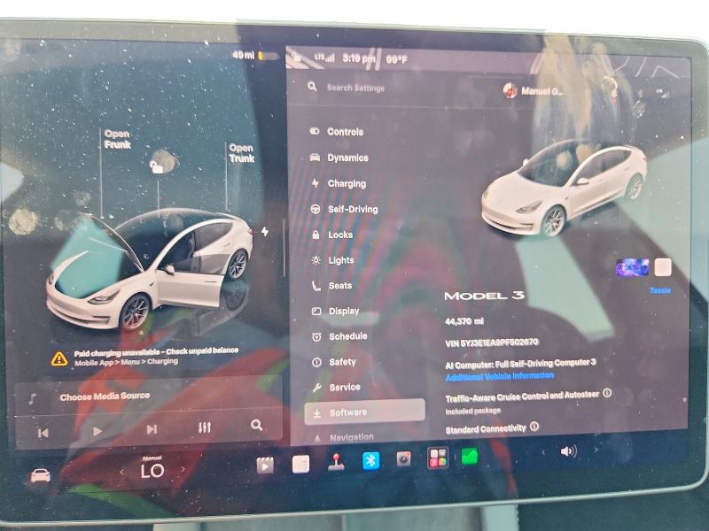 57060226 :رقم المزاد ، 5YJ3E1EA9PF502670 vin ، 2023 Tesla Model 3 مزاد بيع