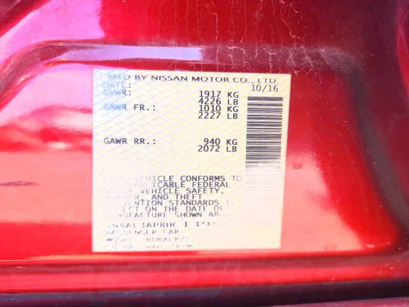 Aukcja sprzedaży 2017 Nissan Altima, vin: 1N4AL3AP8HC139818, numer aukcji: 54659656