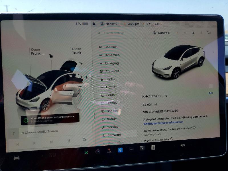 Продажа на аукционе авто 2023 Tesla Model Y, vin: 7SAYGDEE1PA164380, номер лота: 59003816