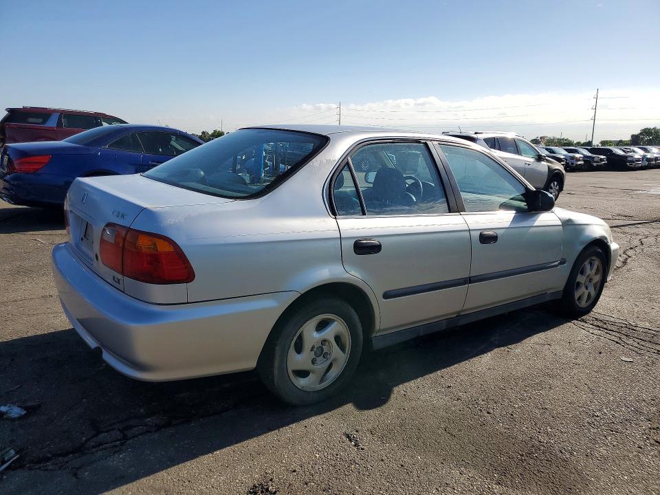 1999 Honda Civic მანქანა იყიდება აუქციონზე, vin: 2HGEJ6677XH593308, აუქციონის ნომერი: 55707606