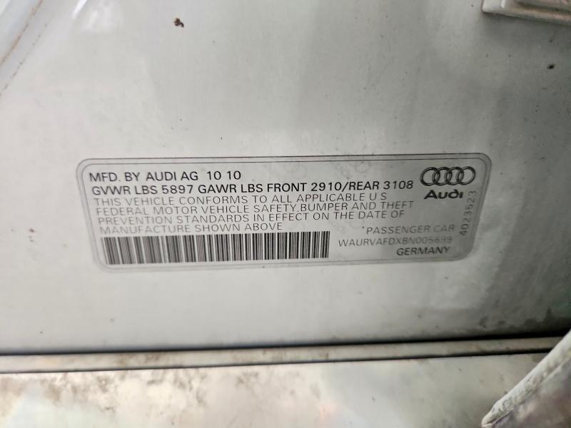 Aukcja sprzedaży 2011 Audi A8, vin: WAURVAFDXBN005699, numer aukcji: 95590145