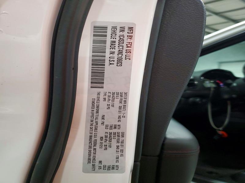 Продажа на аукционе авто 2022 Dodge Durango, vin: 1C4SDJCT4NC106823, номер лота: 55302816