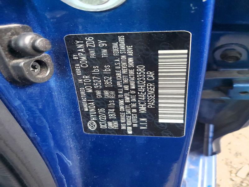 56649316 :رقم المزاد ، KMHCT4AE4HU233580 vin ، 2017 Hyundai Accent مزاد بيع